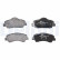 Brake Pad Set, disc brake LP2485 Delphi, Thumbnail 2
