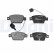 Brake Pad Set, disc brake LP2486 Delphi, Thumbnail 2