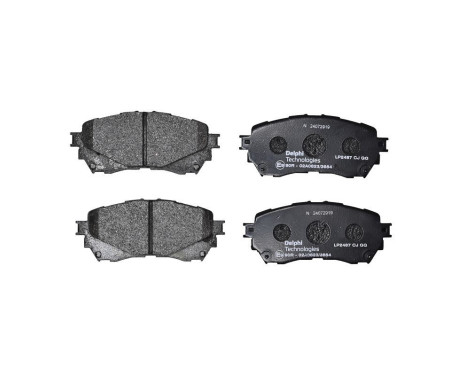 Brake Pad Set, disc brake LP2487 Delphi, Image 3