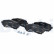 Brake Pad Set, disc brake LP2487 Delphi, Thumbnail 2