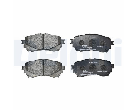 Brake Pad Set, disc brake LP2487 Delphi, Image 3