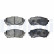 Brake Pad Set, disc brake LP2487 Delphi, Thumbnail 3