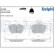 Brake Pad Set, disc brake LP2490 Delphi