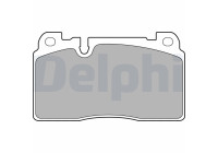 Brake Pad Set, disc brake LP2491 Delphi