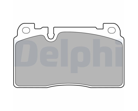 Brake Pad Set, disc brake LP2491 Delphi