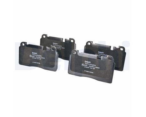 Brake Pad Set, disc brake LP2491 Delphi, Image 2