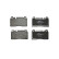Brake Pad Set, disc brake LP2491 Delphi, Thumbnail 2