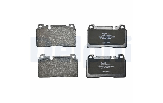 Brake Pad Set, disc brake LP2491 Delphi, Image 2