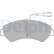 Brake Pad Set, disc brake LP2492 Delphi