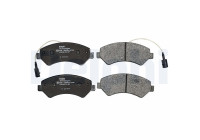 Brake Pad Set, disc brake LP2492 Delphi
