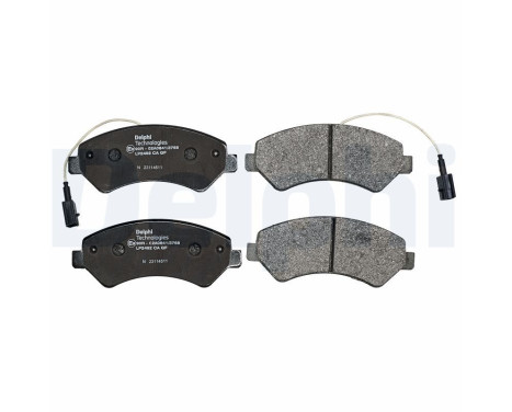 Brake Pad Set, disc brake LP2492 Delphi, Image 2