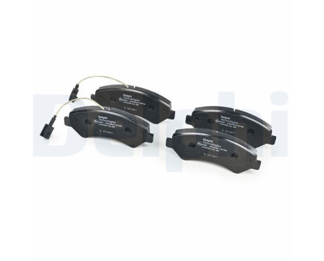 Brake Pad Set, disc brake LP2492 Delphi, Image 3