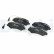 Brake Pad Set, disc brake LP2492 Delphi, Thumbnail 3