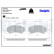 Brake Pad Set, disc brake LP2492 Delphi, Thumbnail 4