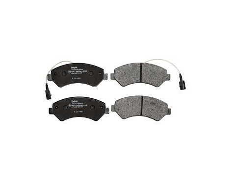 Brake Pad Set, disc brake LP2492 Delphi