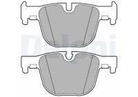 Brake Pad Set, disc brake LP2494 Delphi