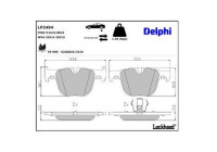 Brake Pad Set, disc brake LP2494 Delphi