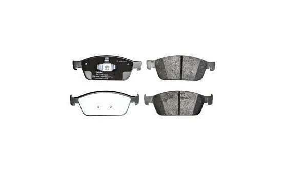 Brake Pad Set, disc brake LP2495 Delphi