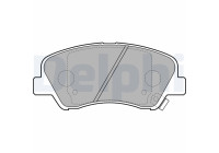 Brake Pad Set, disc brake LP2497 Delphi