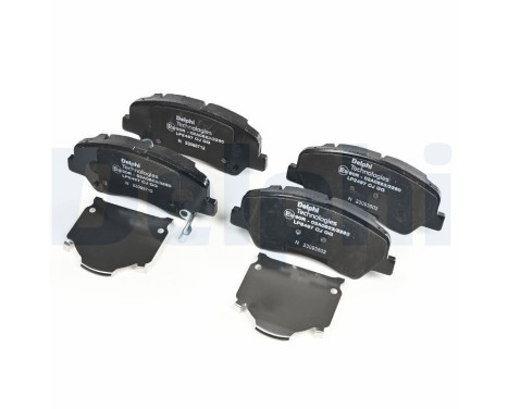 Brake Pad Set, disc brake LP2497 Delphi, Image 3