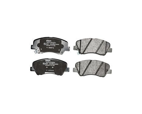 Brake Pad Set, disc brake LP2497 Delphi