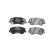 Brake Pad Set, disc brake LP2497 Delphi