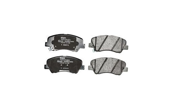 Brake Pad Set, disc brake LP2497 Delphi