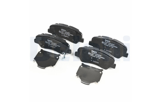 Brake Pad Set, disc brake LP2497 Delphi, Image 2