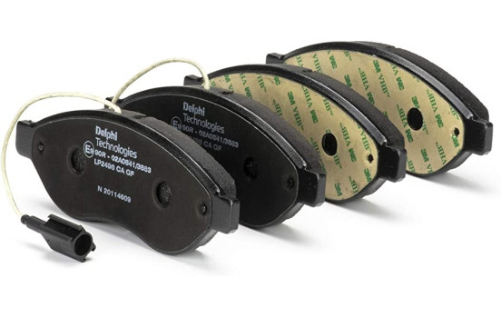 Brake Pad Set, disc brake LP2498 Delphi