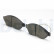 Brake Pad Set, disc brake LP2498 Delphi, Thumbnail 3