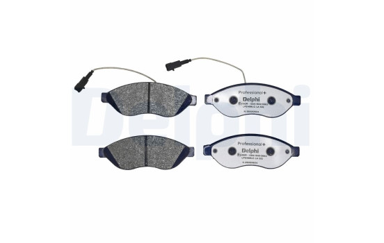 Brake pad set, disc brake LP2498LC Delphi, Image 3