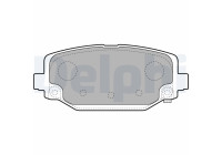 Brake Pad Set, disc brake LP2499 Delphi