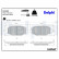 Brake Pad Set, disc brake LP2499 Delphi