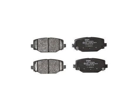 Brake Pad Set, disc brake LP2499 Delphi, Image 2