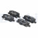 Brake Pad Set, disc brake LP2501 Delphi