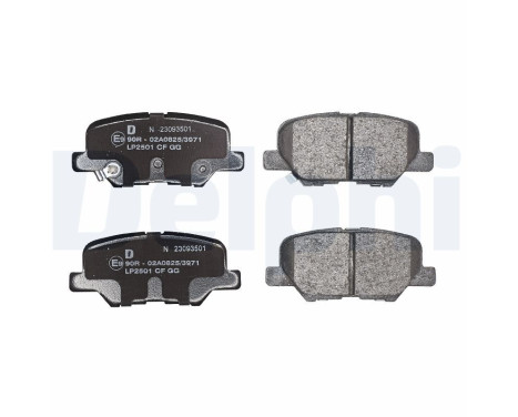 Brake Pad Set, disc brake LP2501 Delphi, Image 2