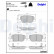 Brake Pad Set, disc brake LP2501 Delphi, Thumbnail 3