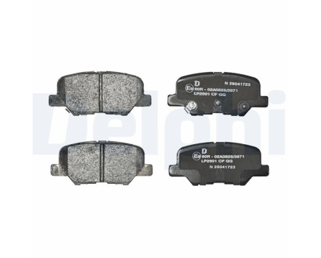 Brake Pad Set, disc brake LP2501 Delphi, Image 3