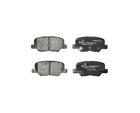 Brake Pad Set, disc brake LP2501 Delphi, Image 2