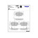 Brake Pad Set, disc brake LP2501 Delphi, Thumbnail 3