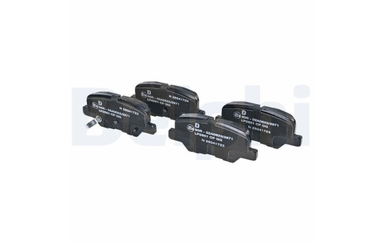 Brake Pad Set, disc brake LP2501 Delphi