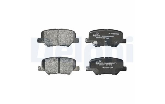 Brake Pad Set, disc brake LP2501 Delphi, Image 2