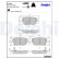 Brake Pad Set, disc brake LP2501 Delphi, Thumbnail 3