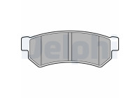 Brake Pad Set, disc brake LP2502 Delphi