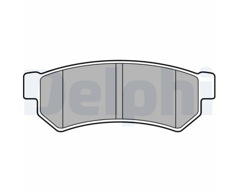 Brake Pad Set, disc brake LP2502 Delphi