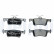 Brake Pad Set, disc brake LP2503 Delphi