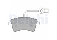 Brake Pad Set, disc brake LP2504 Delphi