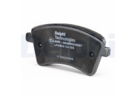 Brake Pad Set, disc brake LP2504 Delphi