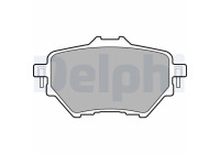 Brake Pad Set, disc brake LP2505 Delphi