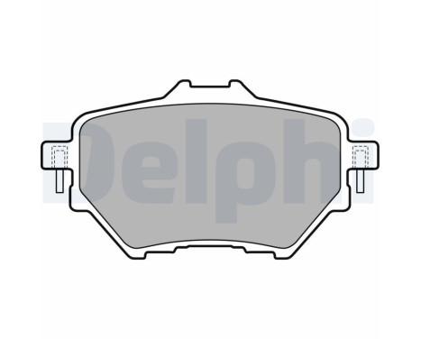 Brake Pad Set, disc brake LP2505 Delphi